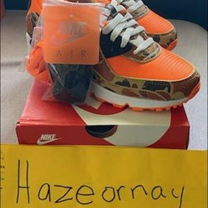 Nike air max orange duck camo